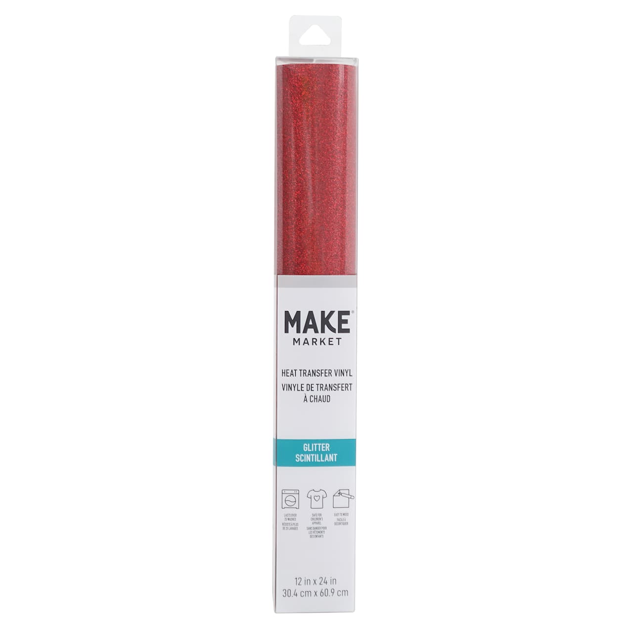 12 Pack: Glittery Heat Transfer Vinyl by Make Market®